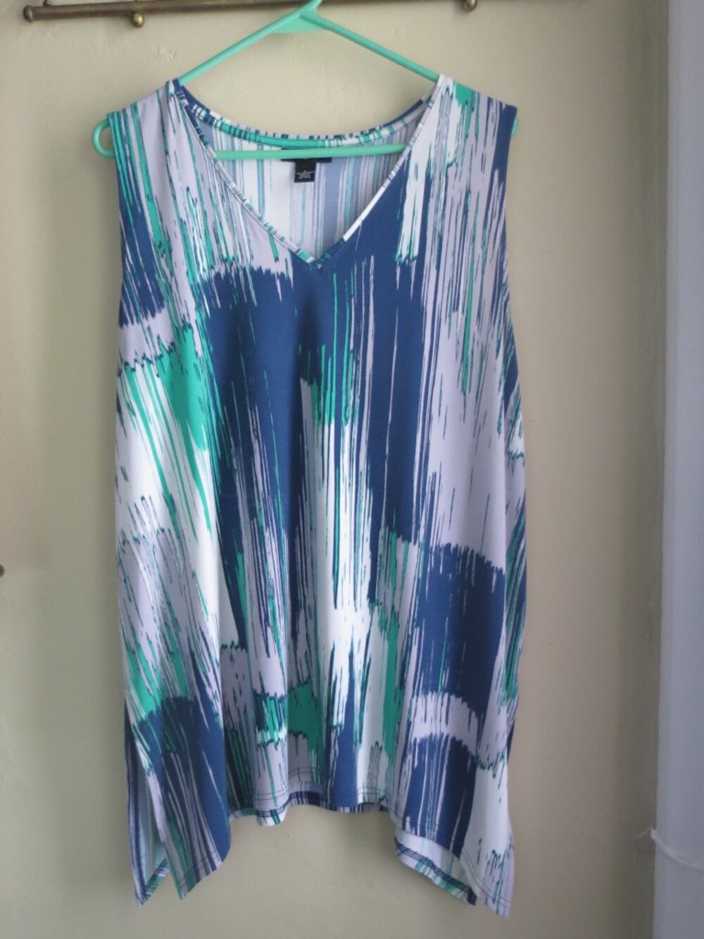 Alfani Tunic Tank Top Geometric Size Large